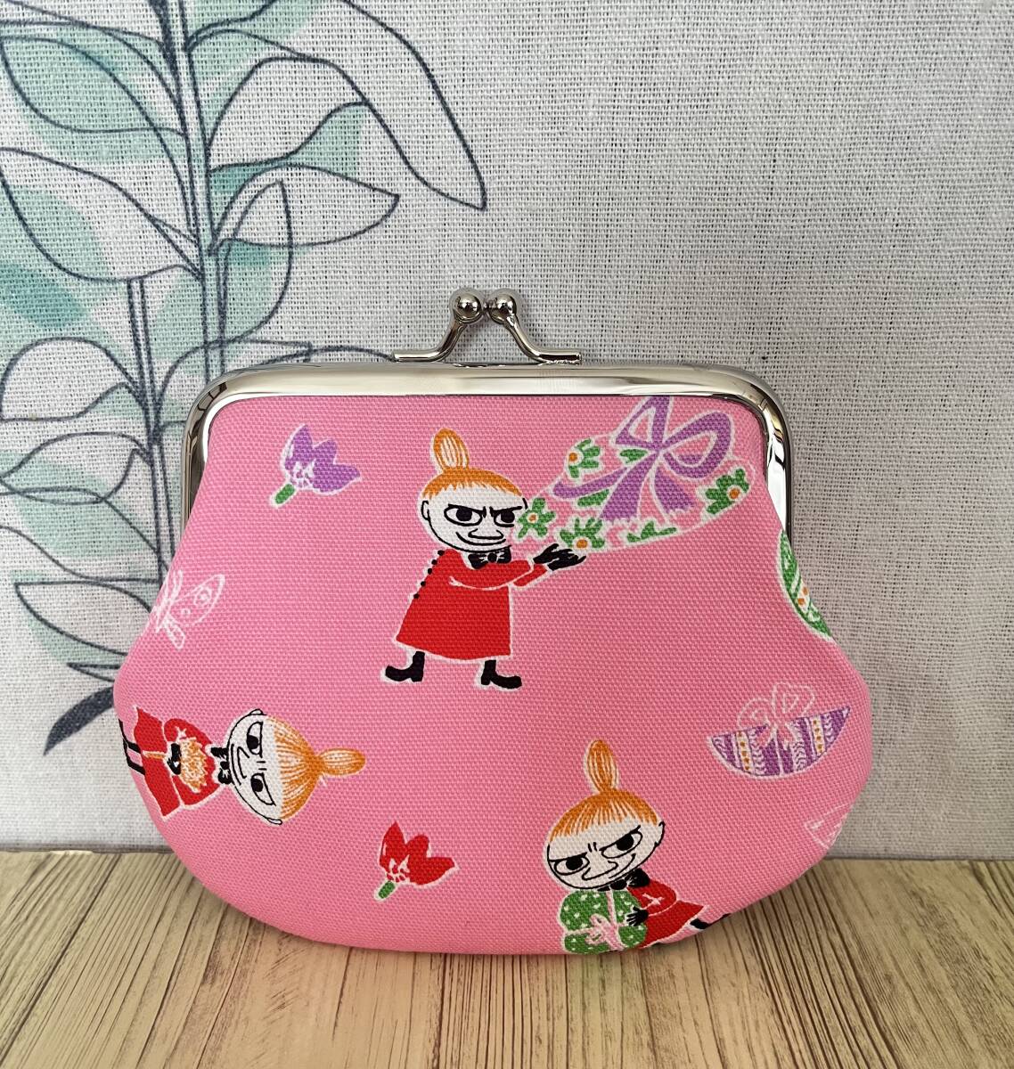 がま口 / ポーチ/ 財布 / 小物入れ / ハンドメイド ☆ リトルミイ・ピンク・16_画像2