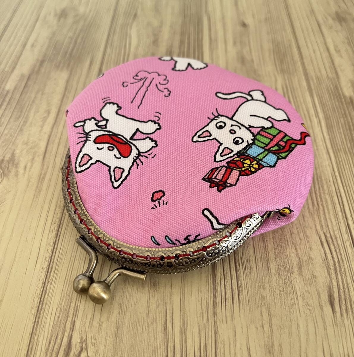 訳あり★手のひらサイズ★がま口 / ポーチ/ 財布 / 小物入れ / ハンドメイド _画像3