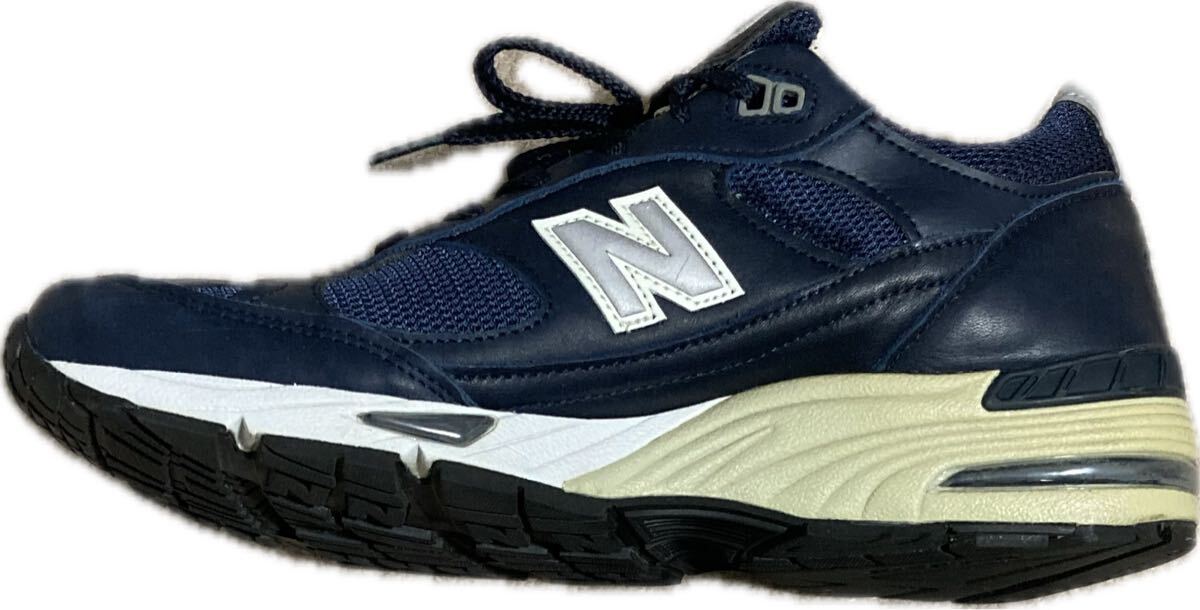 美品　New Balance ニューバランス M991NNN MADE IN ENGLAND US9 レザー　ネイビー　990 992 993 1500_画像2