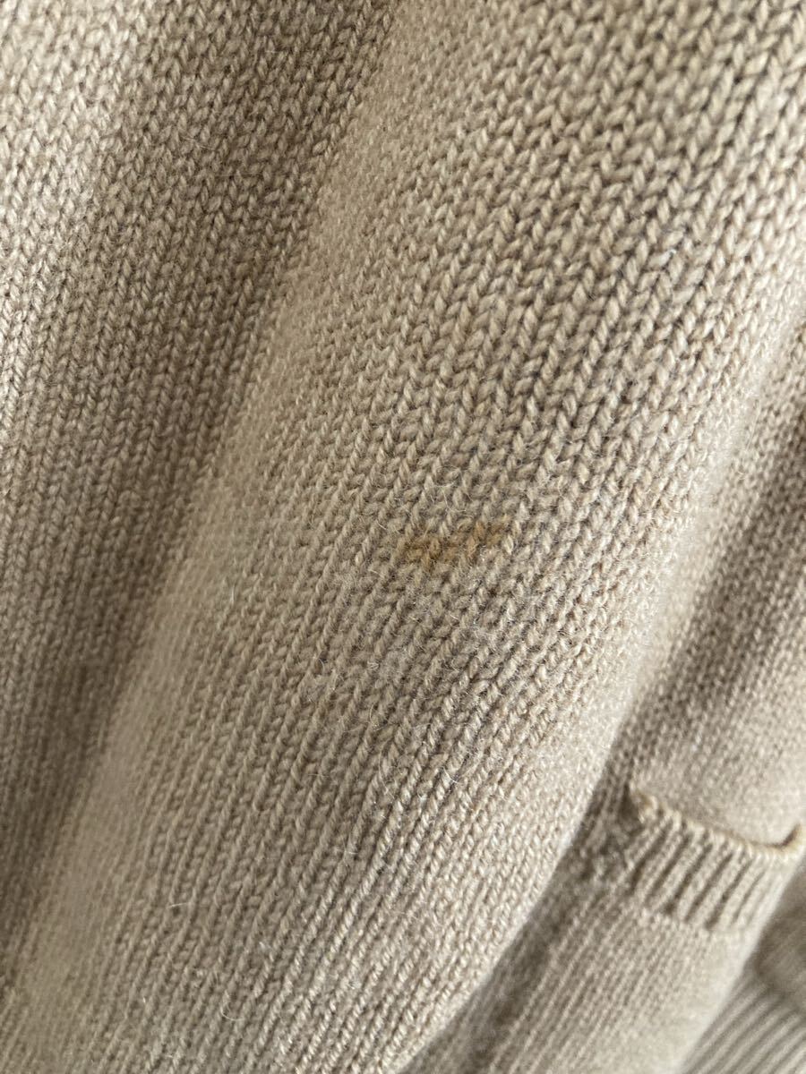 ウィリアムロッキー カーディガン キャメル100% スコットランド製 ニット ヴィンテージ　William Lockie_画像5