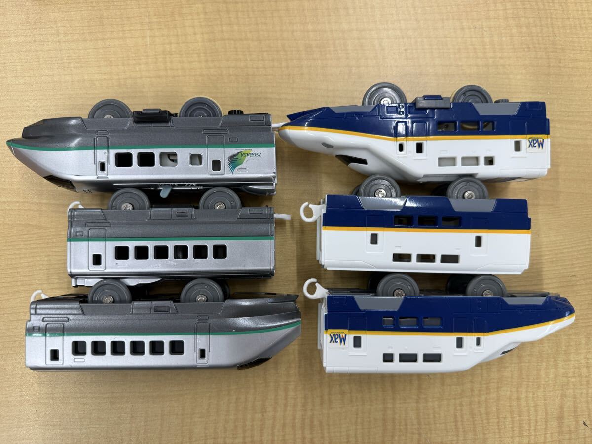 nB 80 E3系2000番代つばさ&E4系Max連結セット タカラトミー プラレール TOMY E3系2000番台新幹線つばさ E4系新幹線Max ※動作確認済_画像4