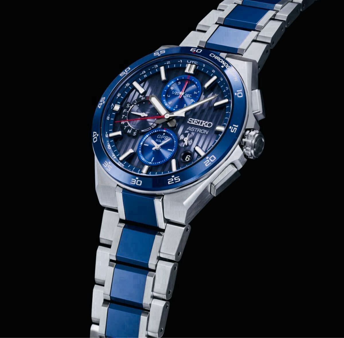 [ очень редкий трудно найти не использовался новый товар ] Seiko Astro n большой . sho flat ограниченная модель SBXC165 ограничение серийный с номером 