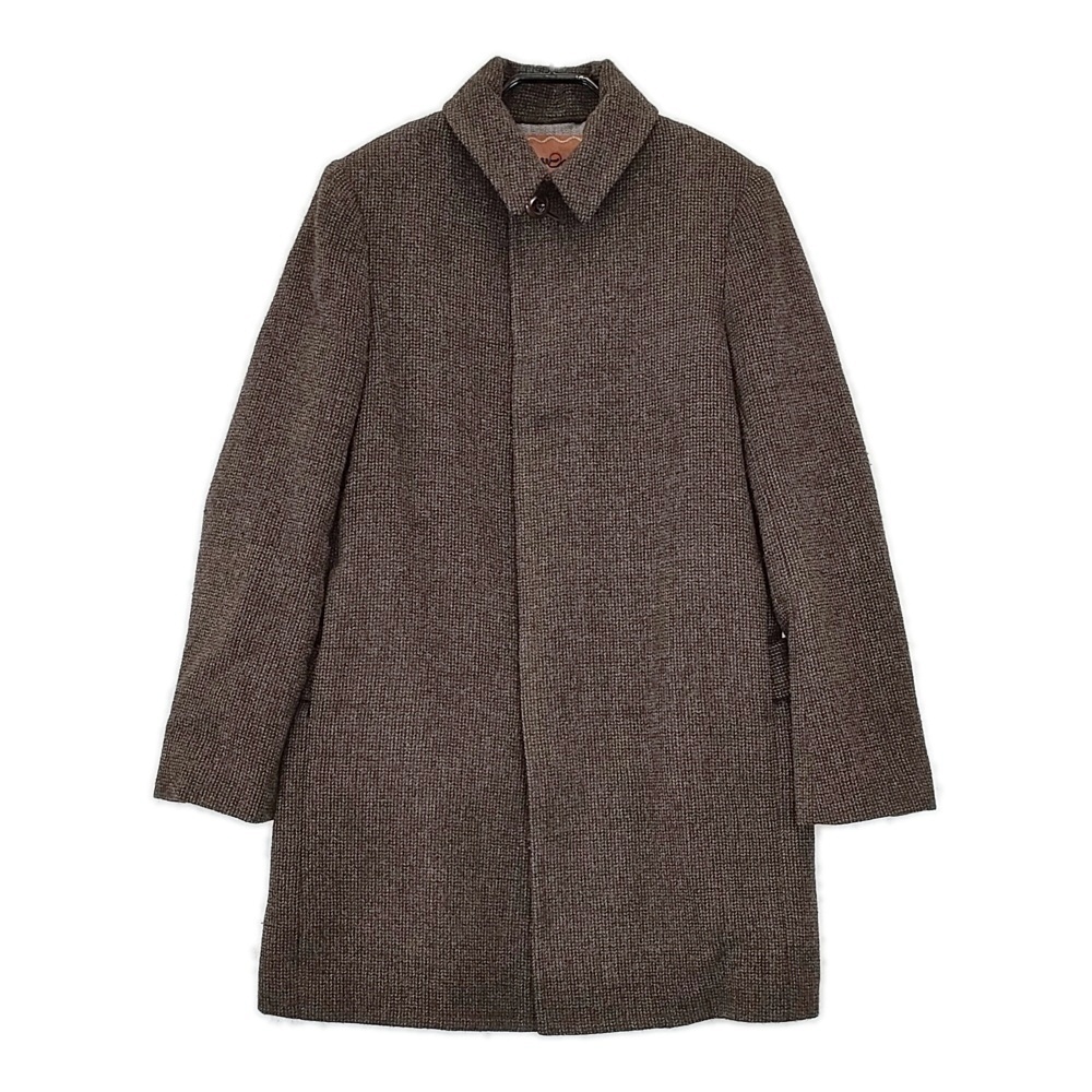 5-1111T^umii 908/45R/45rpm шерсть сделано в Японии размер 2 пальто Brown umi four чай пять a-rupi- M 257980