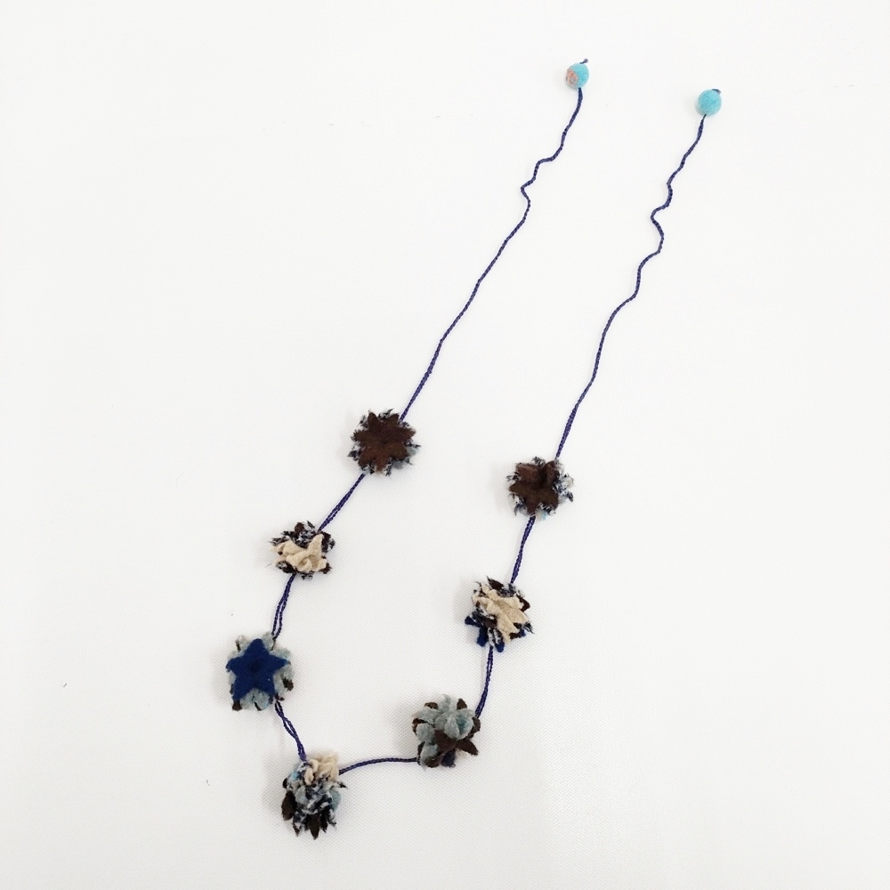 5-1112G*45R/45rpm цветок колье аксессуары колье темно-синий бежевый four чай пять a-rupi- M 272875