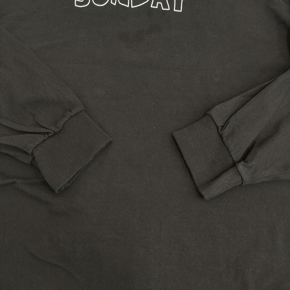 5-1118M♪JOURNAL STANDARD LUXE SUNDAY SMILE ロンT サイズL 長袖Ｔシャツ カットソー ブラック ジャーナルスタンダード ラックス 275355_画像5