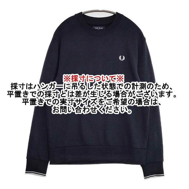 5-1113M-FRED PERRY вырез лодочкой хлопок футболка тренировочный темно-синий Fred Perry 268239