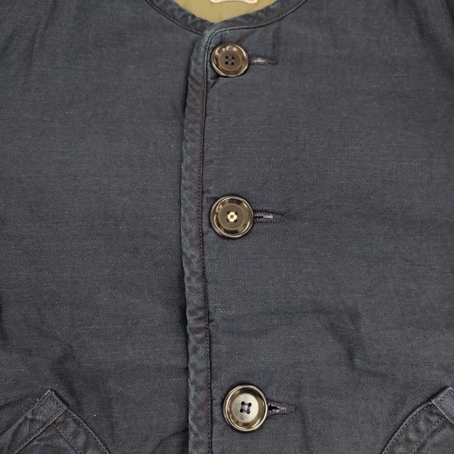 5-1119A-45R/45rpm атлас стеганый. 908 пляж блузон ( индиго подпалина ) жакет темно-синий four чай пять a-rupi- M 268270