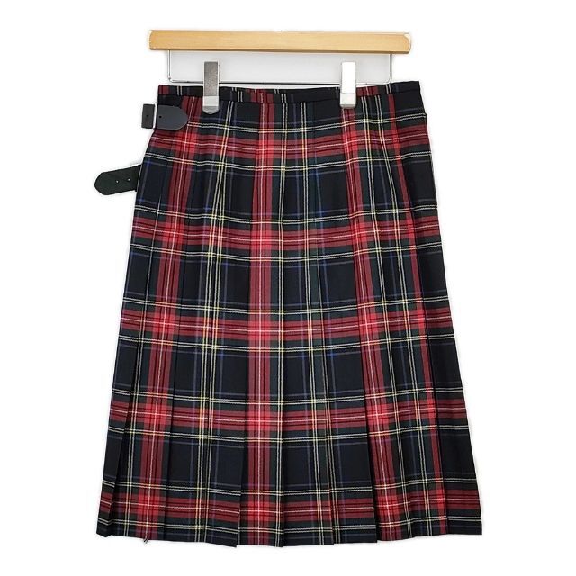 5-1120T∞O'NEIL OF DUBLIN キルト プリーツ チェック キルトピン付き スカート レッド ブラック オニールオブダブリン 271586_画像2