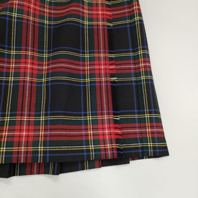 5-1120T∞O'NEIL OF DUBLIN キルト プリーツ チェック キルトピン付き スカート レッド ブラック オニールオブダブリン 271586_画像5