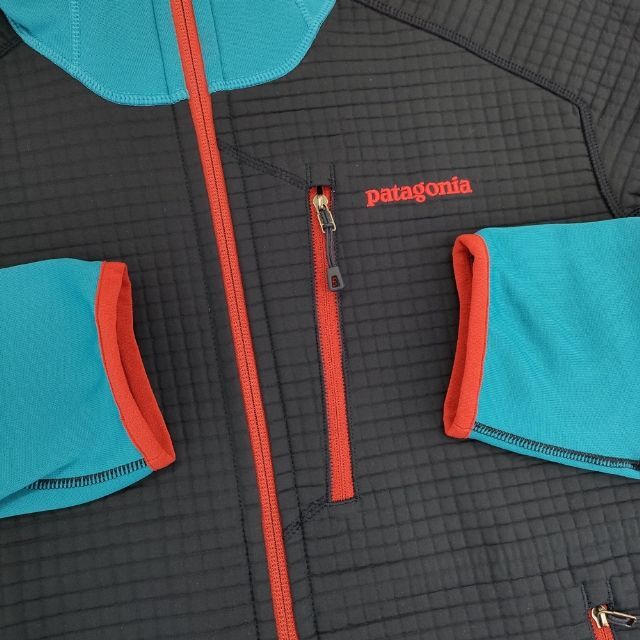 5-1124T∞patagonia デュアル アスペクトフーディ 定価32000円 83200 polartec パーカー ブルー パタゴニア 271403_画像4