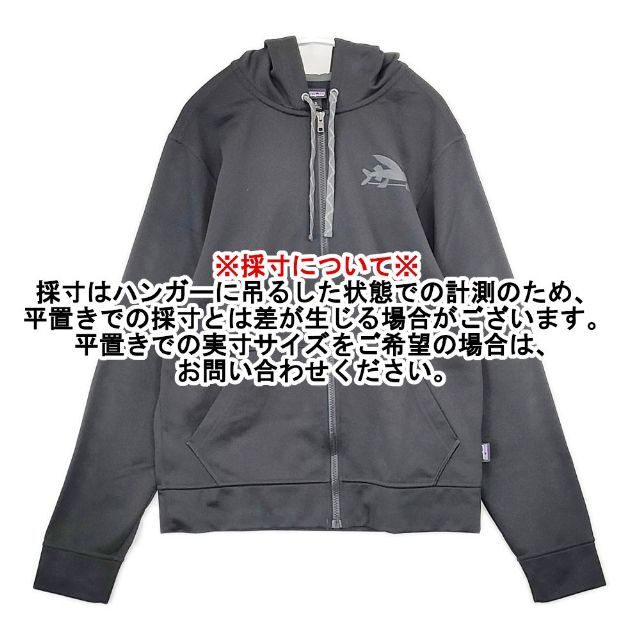 5-1124M∞patagonia スモールフライングフィッシュジップパーカー 39526 パーカー ブラック パタゴニア 271405_画像6