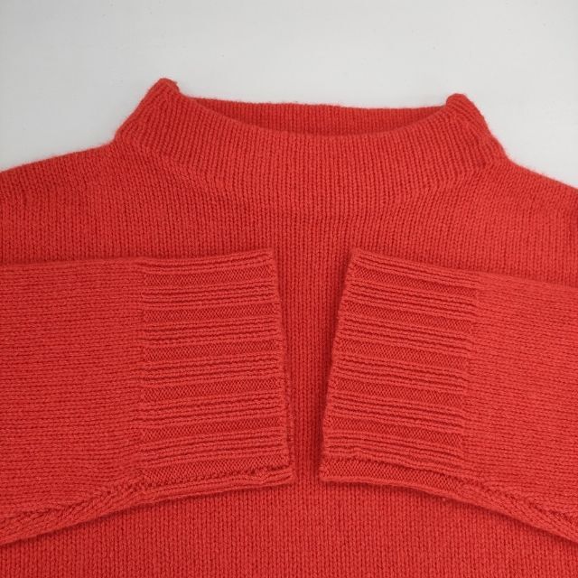 5-1129T∞BALLSEY ウールカシミヤハイネックプルオーバー セーター ニット レッド ボールジー 271910_画像4