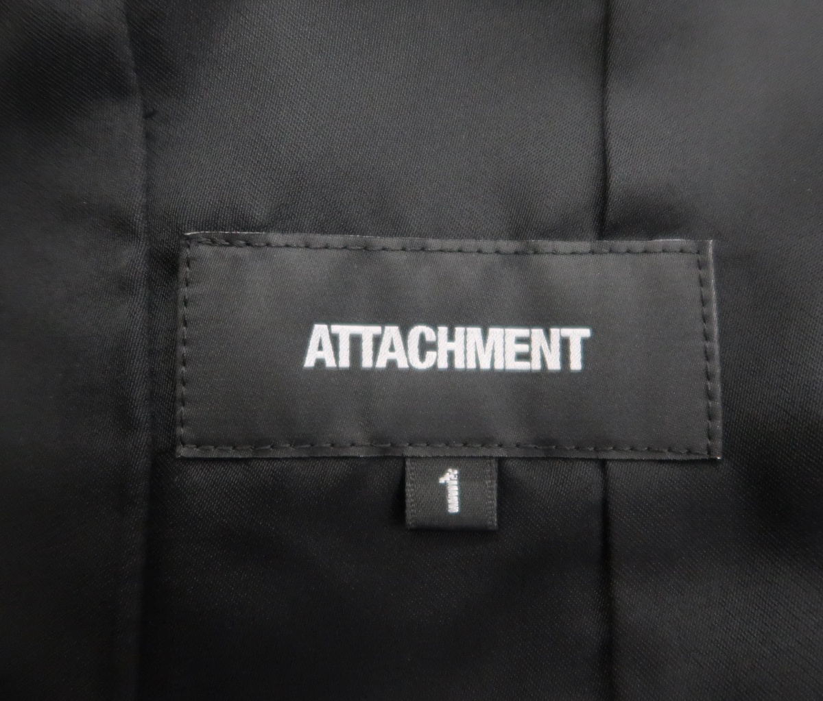 ATTACHMENT アタッチメント カシミヤ混平二重 メルトン シングル チェスターコート　1_画像6