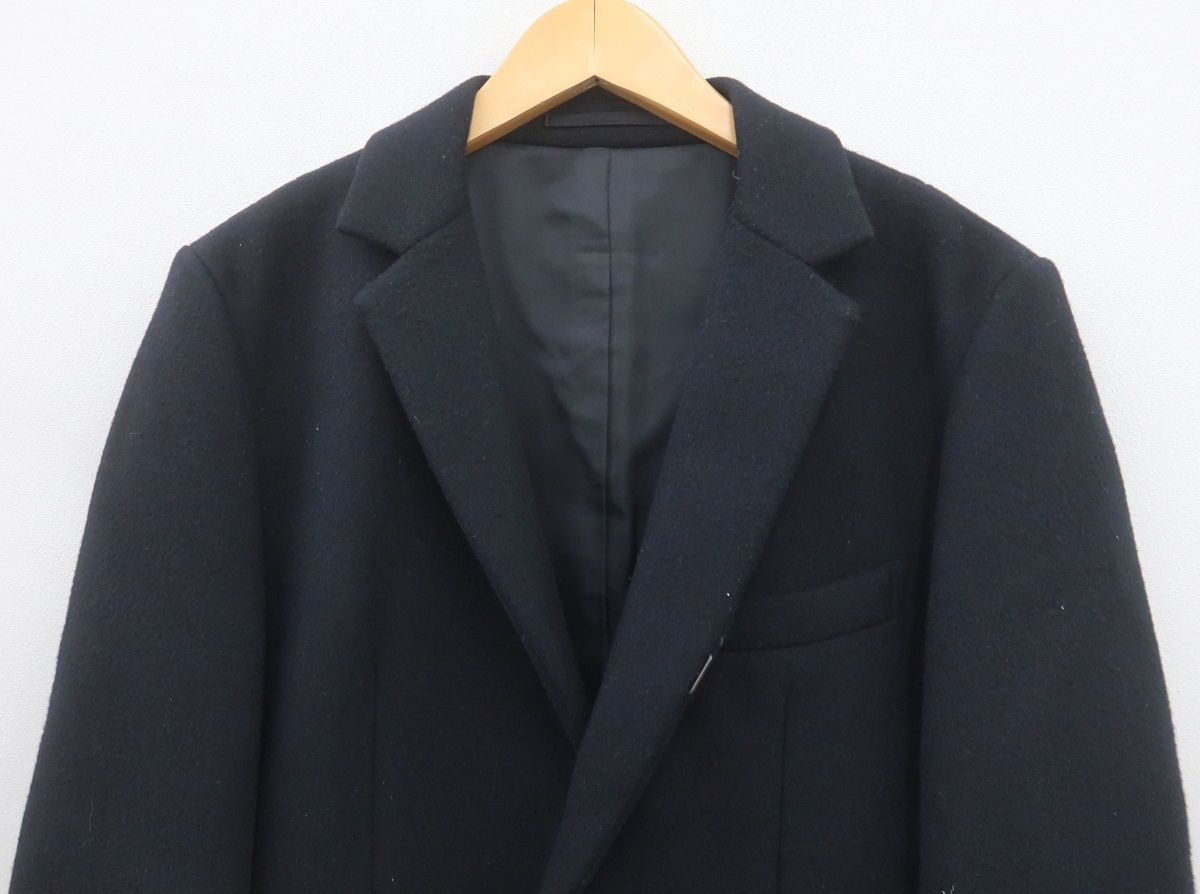 ATTACHMENT アタッチメント カシミヤ混平二重 メルトン シングル チェスターコート　1_画像3