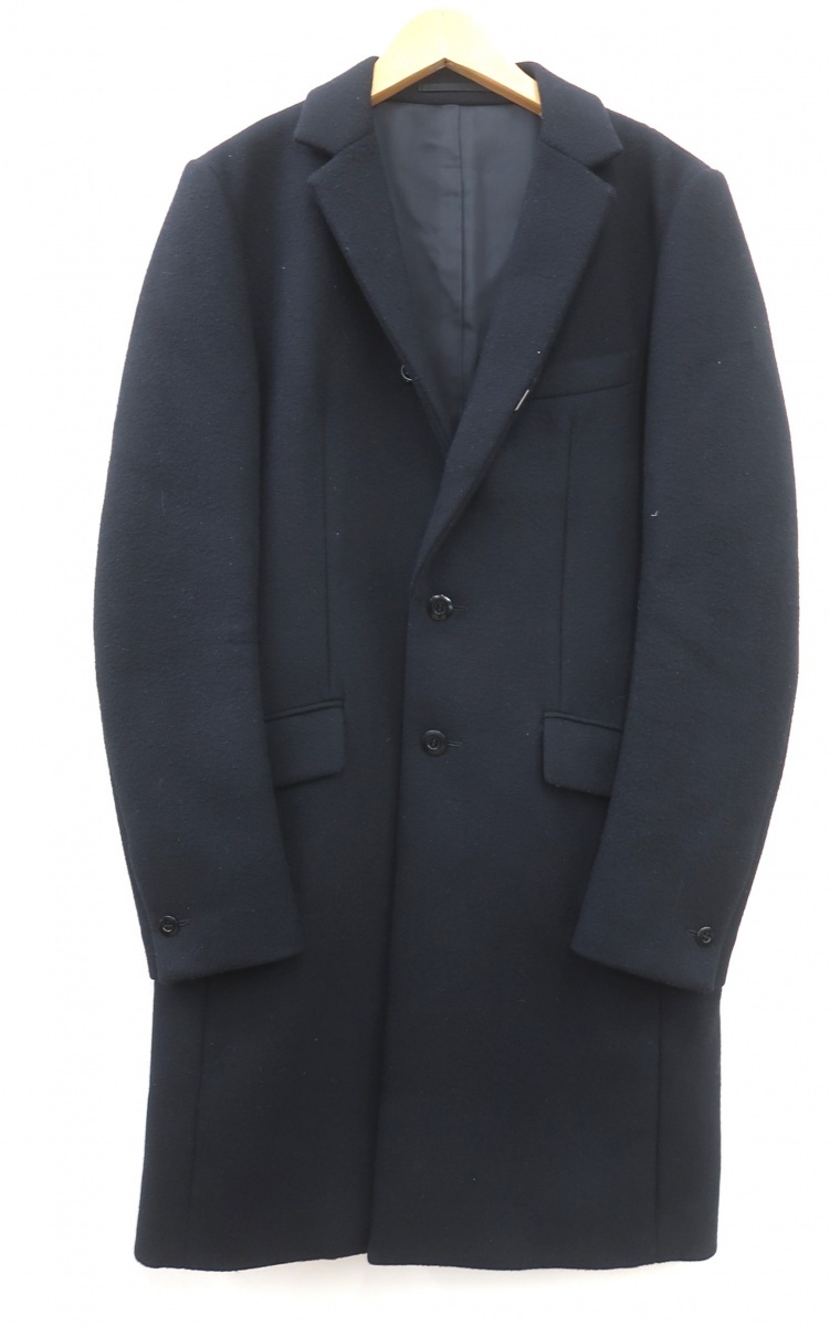 ATTACHMENT アタッチメント カシミヤ混平二重 メルトン シングル チェスターコート　1_画像1