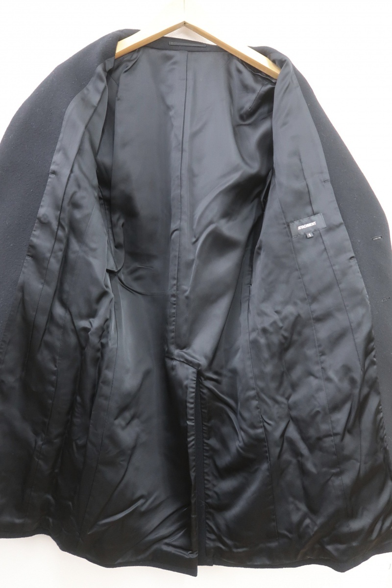 ATTACHMENT アタッチメント カシミヤ混平二重 メルトン シングル チェスターコート　1_画像5