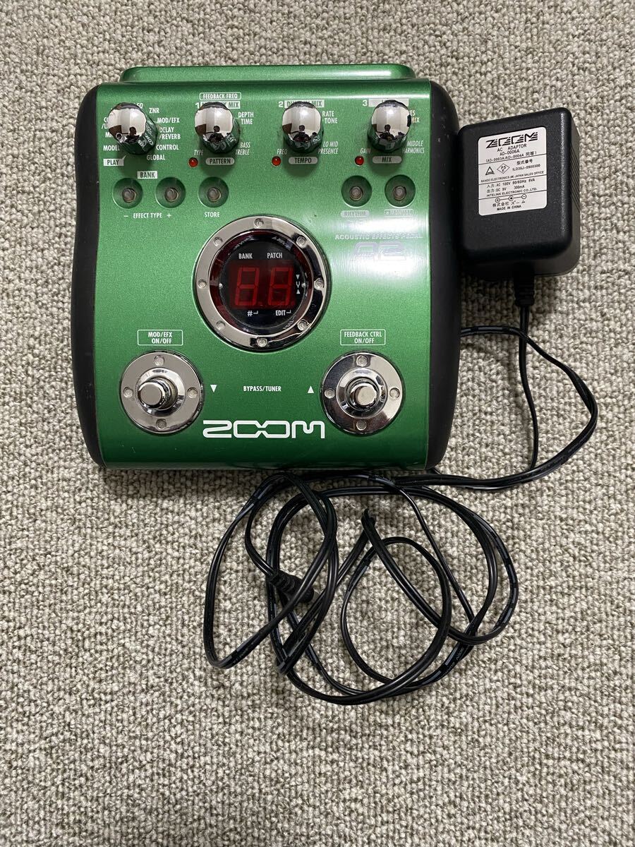 【商品名】Zoom A2 Acoustic Guitar Multi-Effects Pedal、【カテゴリー】ギターエフェクター、【メーカー】Zoom_画像1