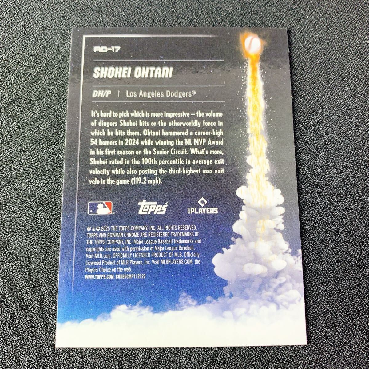 1円スタート【大谷翔平】TOPPS インサート ADIOS Bowman Chrome Shohei Ohtani ドジャース MLB_画像2