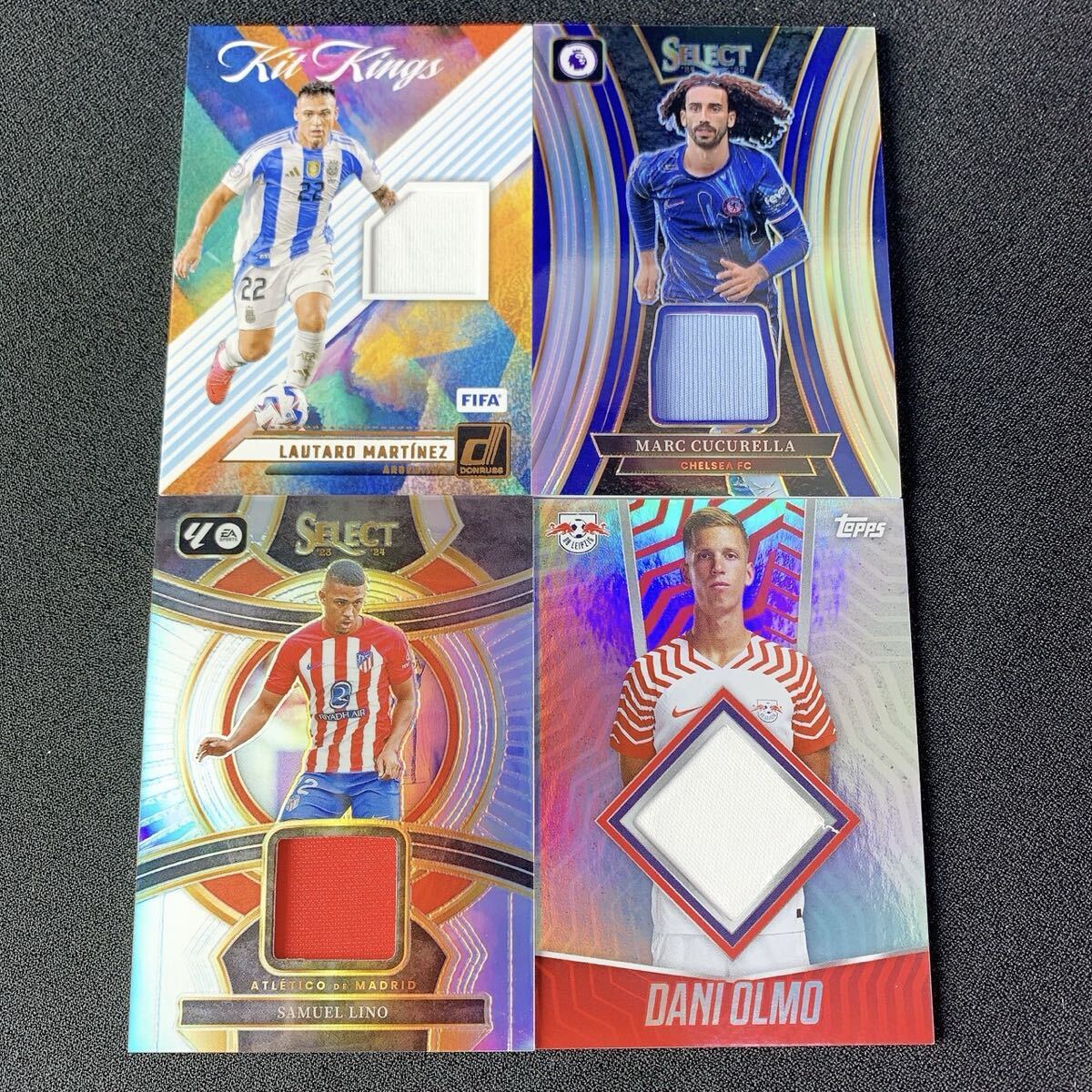 1円スタート【メモラビリア4枚セット】 Topps Panini Select 海外サッカーカード　ククレジャ　ラウタロ　ダニオルモ　チェルシー　_画像1