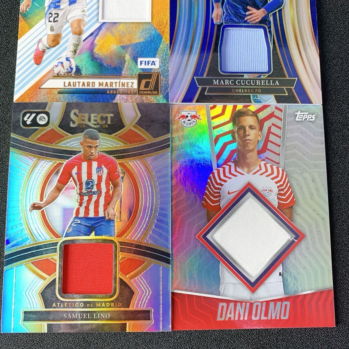 1円スタート【メモラビリア4枚セット】 Topps Panini Select 海外サッカーカード　ククレジャ　ラウタロ　ダニオルモ　チェルシー　_画像3