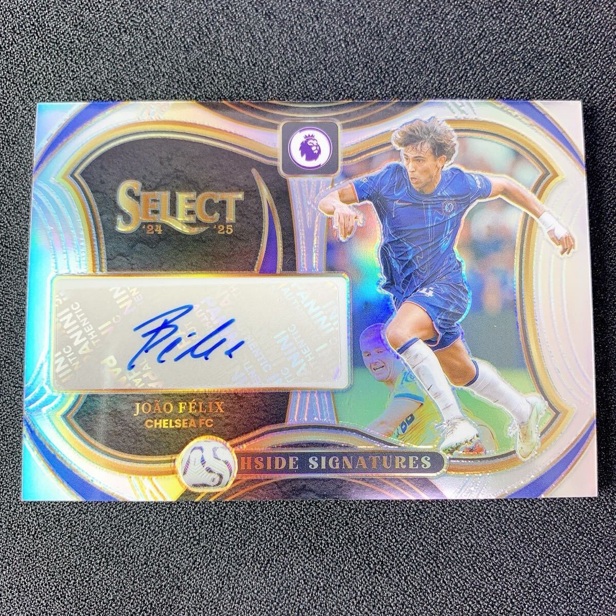 1円スタート【ジョアン・フェリックス】 直筆サインカード Auto Panini Select Chelsea Pitchside Signatures プレミアリーグ　チェルシー_画像1