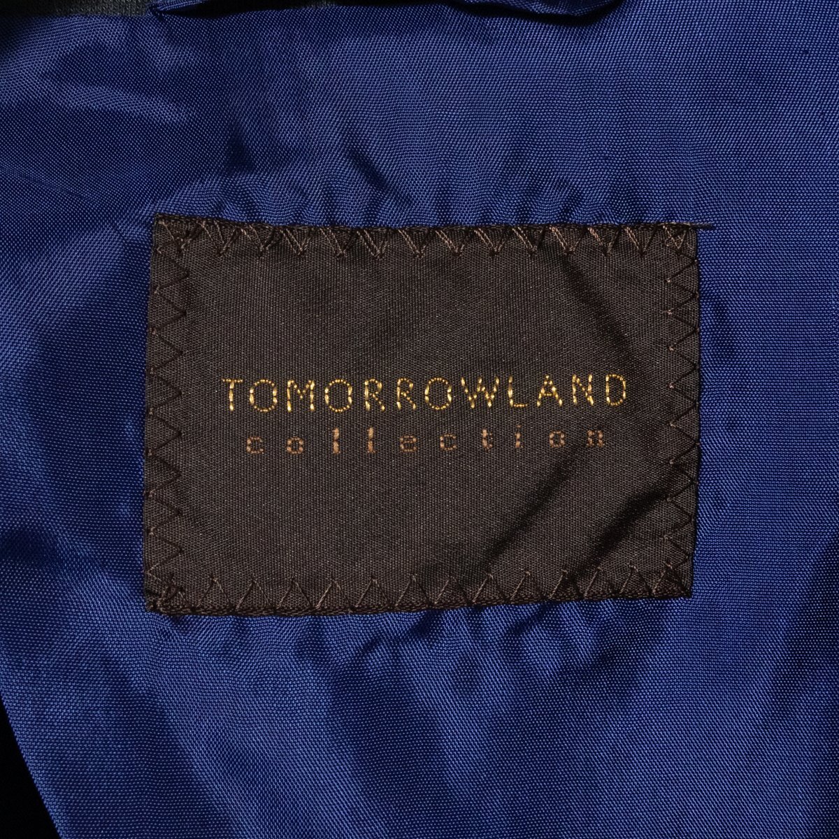 TOMORROWLAND collection Tomorrowland коллекция tailored jacket одиночный темно-синий 36 S одноцветный простой офис selection moni 