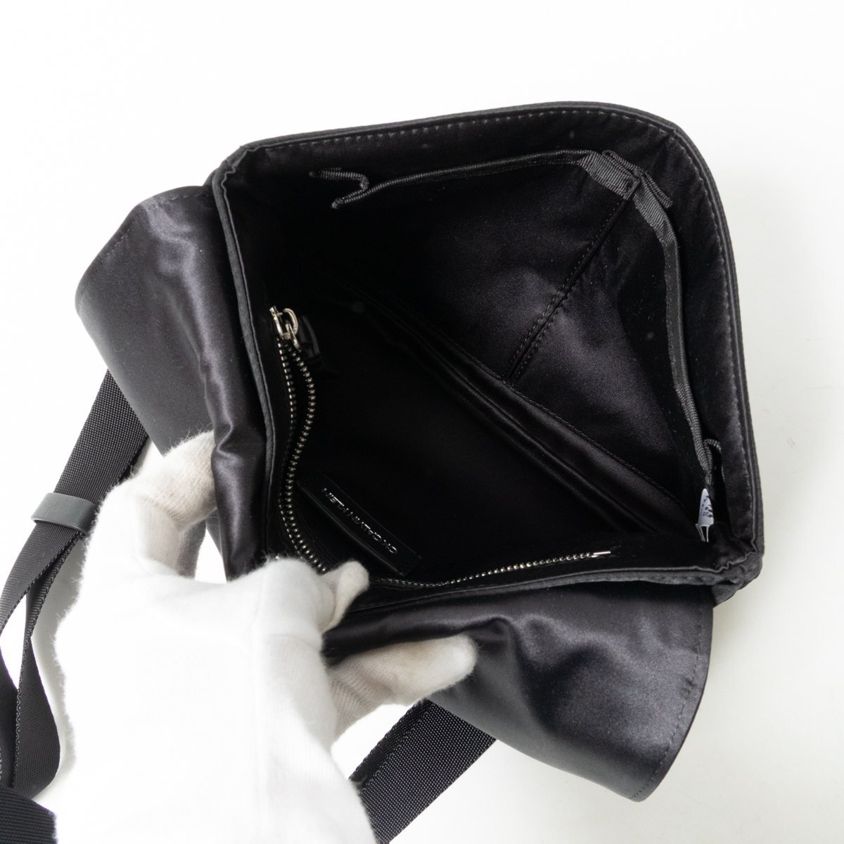 CK Calvin Klein カルバンクライン ショルダーバッグ クラッチバッグ ブラック 黒 2way マグネット開閉 ブランドロゴ シンプル かばん 鞄_画像9