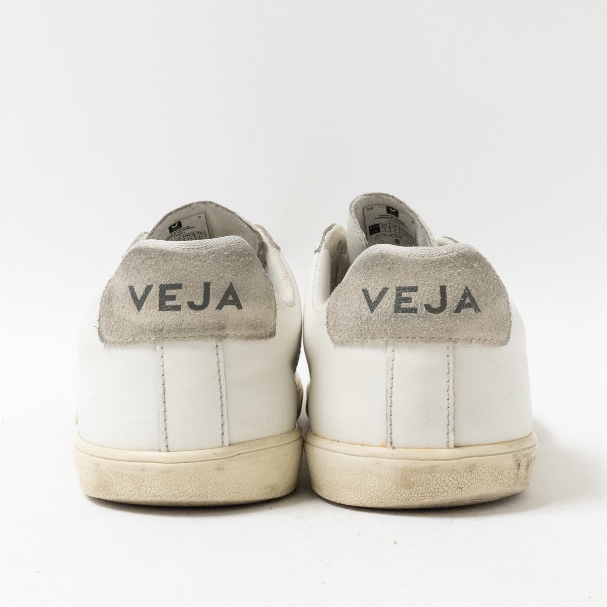 【1円スタート】 VEJA ヴェジャ EUR38 US7 24cm ESPLAR LOW エスプラー ロー スニーカー レザー ホワイト シンプル きれいめ ユニセックス_画像4