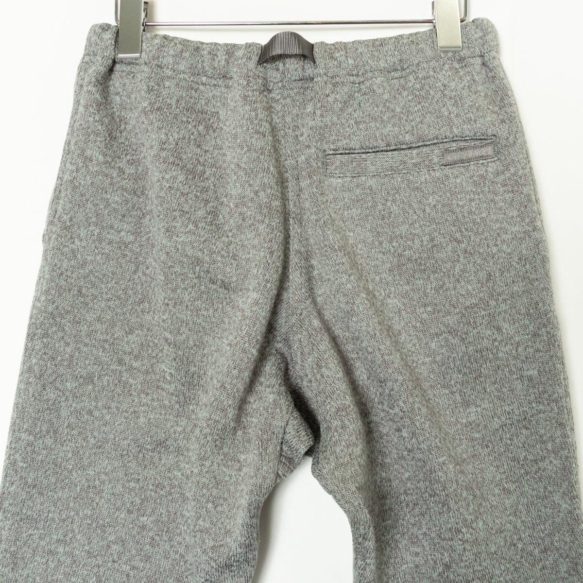 【1円スタート】GRAMICCI グラミチ ボンディングニットフリースリブパンツ ボトムス GLP-21E2019 F(165/85)杢グレー ポリエステル メンズ_画像7