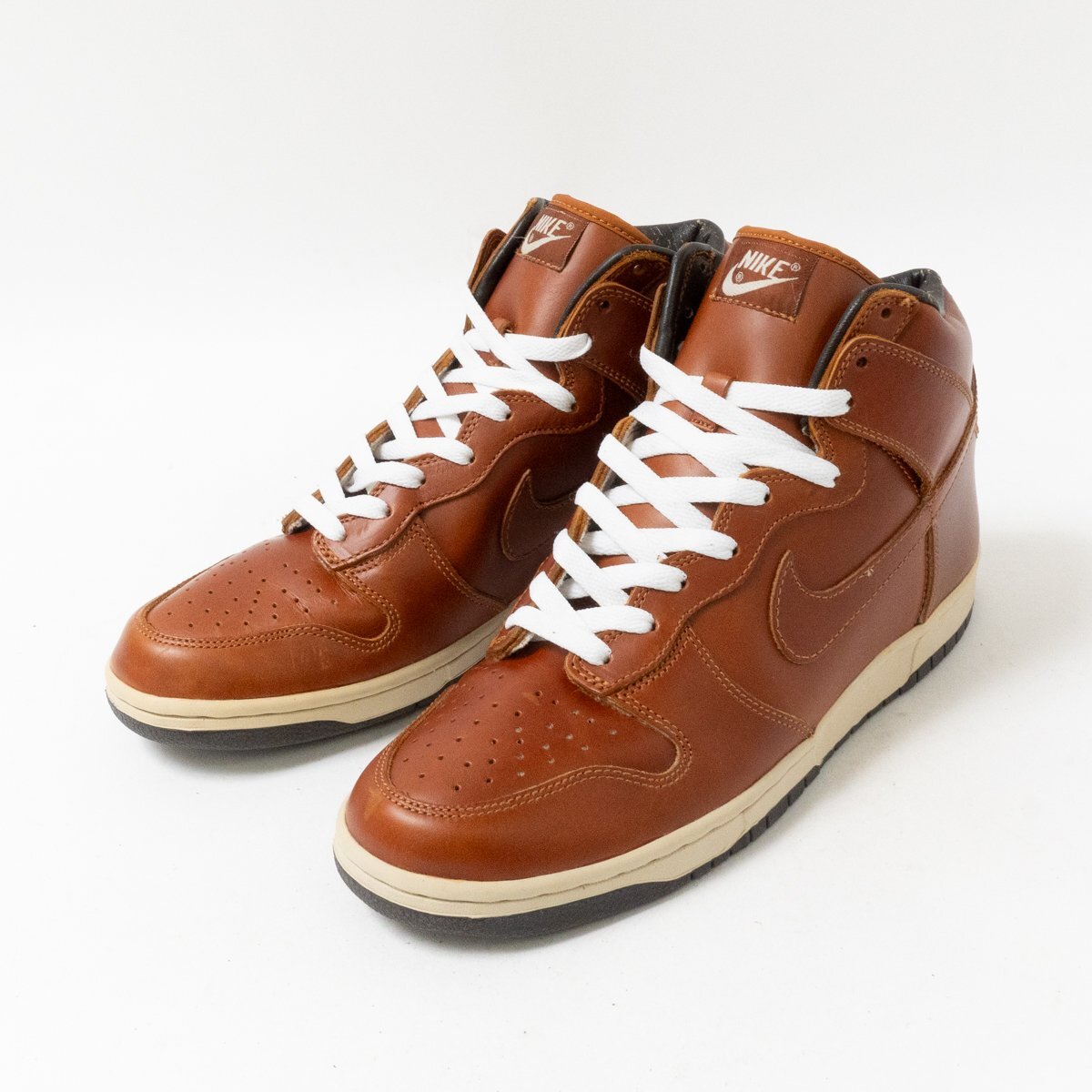 [1 иен старт ] Nike Nike 305808-771 US11.5 29.5cm Dunk High Premium Dunk высокий premium mid ka Lee Brown спортивные туфли 