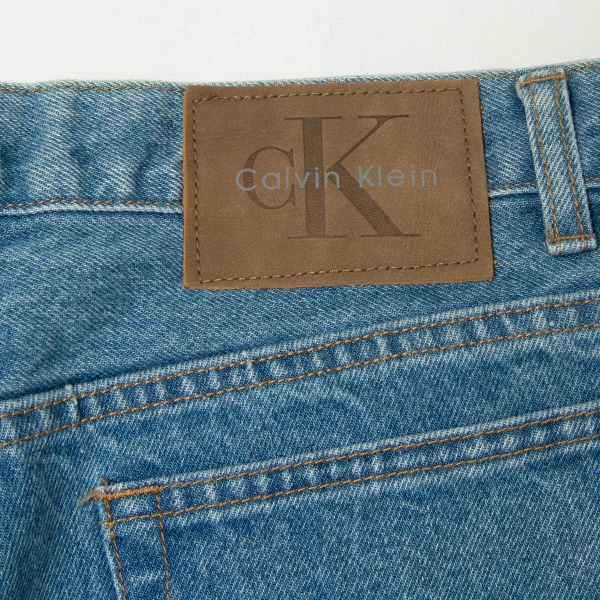 【1円スタート】Calvin Klein Jeans カルバンクライン デニムパンツ 88サイズ メンズ 0305-CPPCU-CM-0031 綿100％ ジップフライ 青_画像7