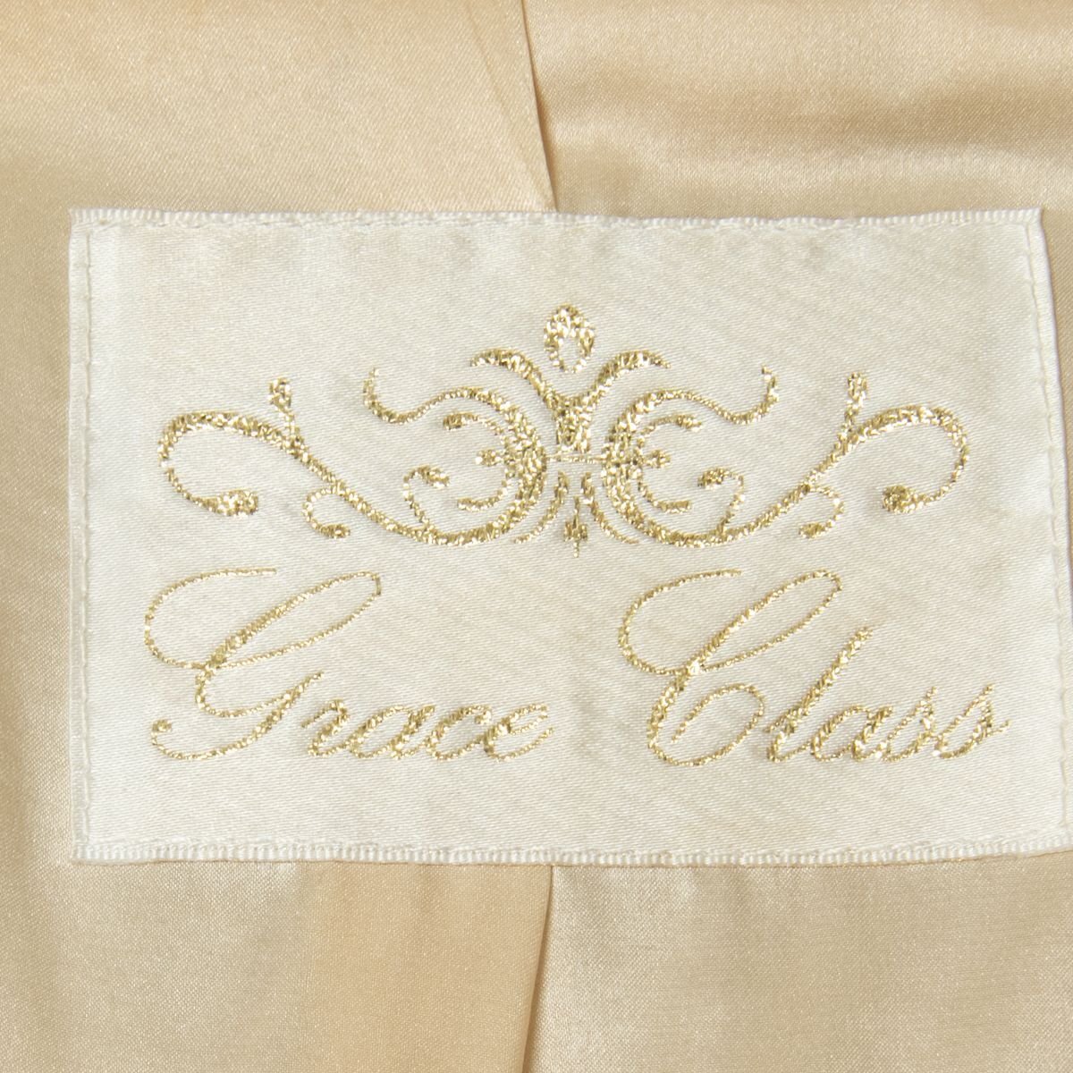 【1円スタート】GRACE CLASS グレースクラス ラビット&フォックスファージャケット 毛皮 36 クラシカル フェミニン フォークロア ベージュ_画像8