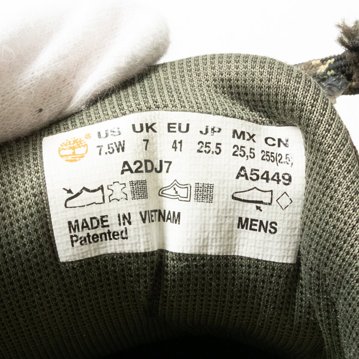 【1円スタート】Timberland ティンバーランド SOLAR WAVE LOW LEATHER ソーラー ウェイブ ロー レザー A2DJ7 US7.5 25.5cm メンズ ブラウン_画像9