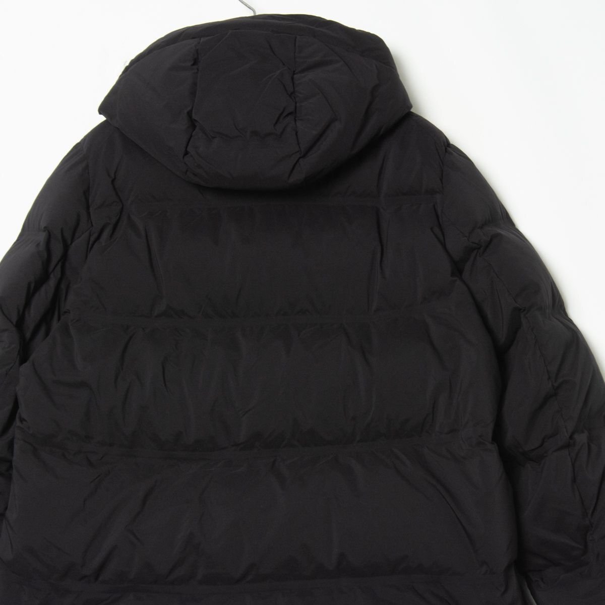 【1円スタート】UNIQLO ユニクロ シームレスダウンパーカ WOMEN XL 211-409123 ナイロン 耐久撥水加工 防風 裾ゴム紐 軽量 ブラック 黒_画像8