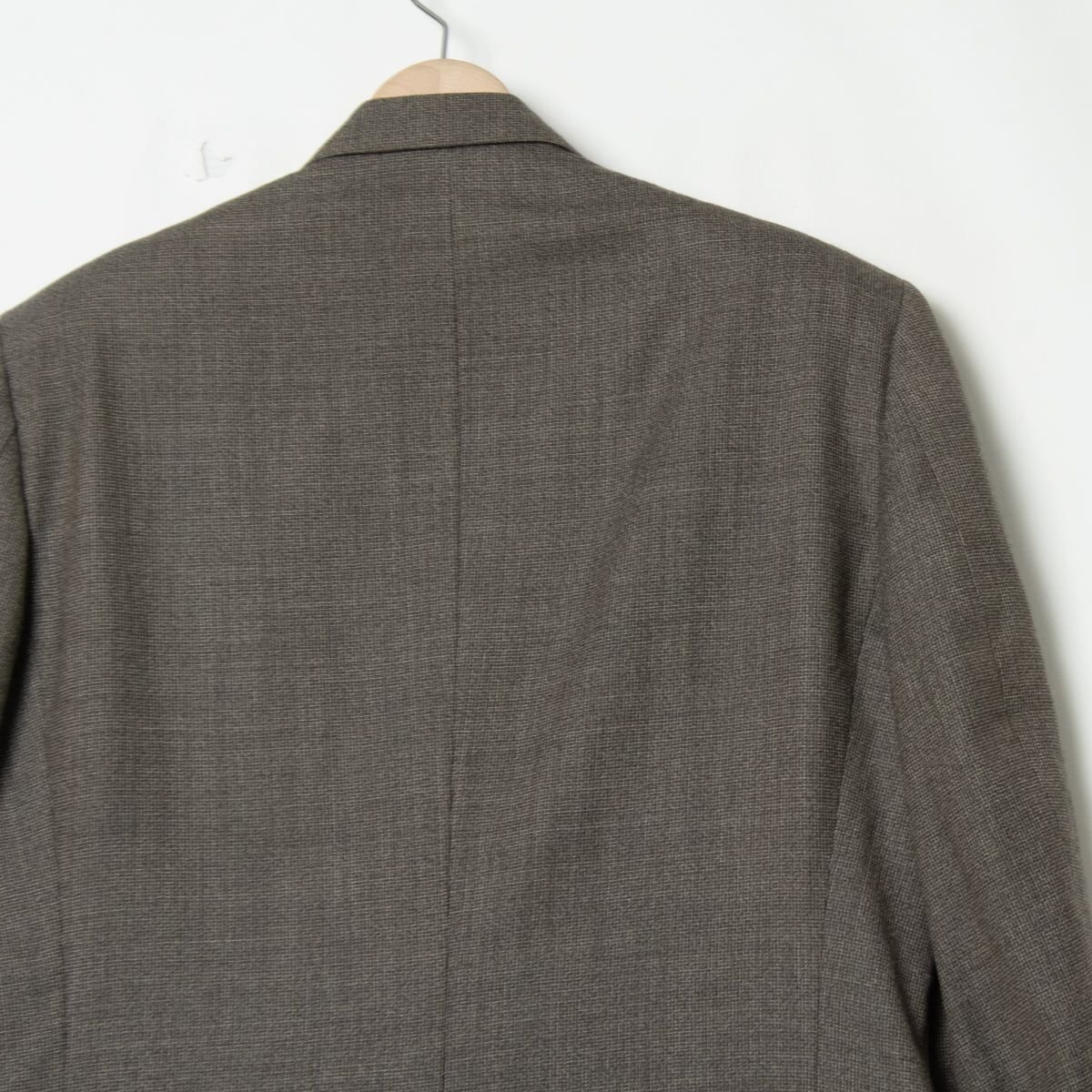 Christian Dior クリスチャンディオール ダブルブレスト ピークドラペル ジャケット サイズA-5 ウール100% グレー系 メンズ 紳士_画像7