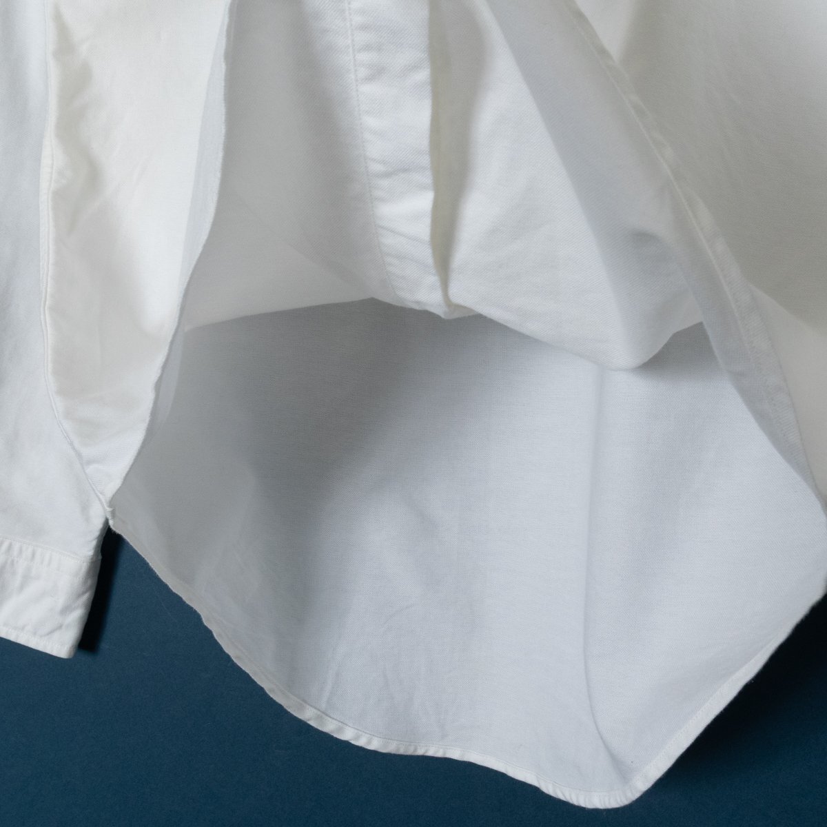 Ralph Lauren ラルフローレン オックスフォードボタンダウンシャツ 長袖 150cm コットン100％ ホワイト系 ポニー刺繍 男児 ジュニア 子供_画像4