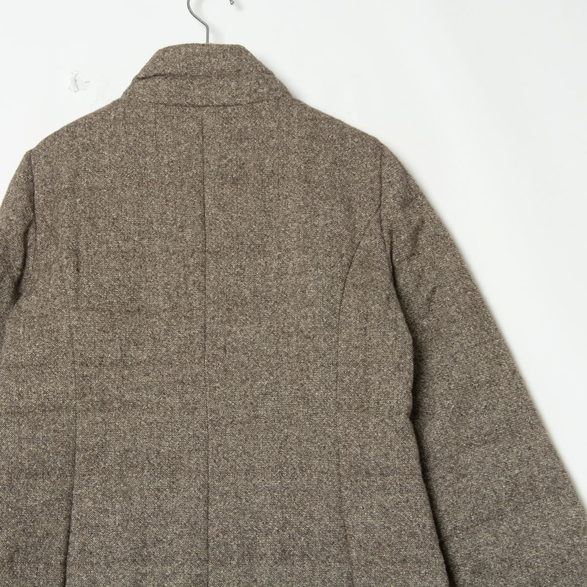 Leilian レリアン ジップアップ ダウンジャケット 9 スタンドカラー ライトブラウン系 レディース 婦人 秋冬 アウター カジュアル_画像7