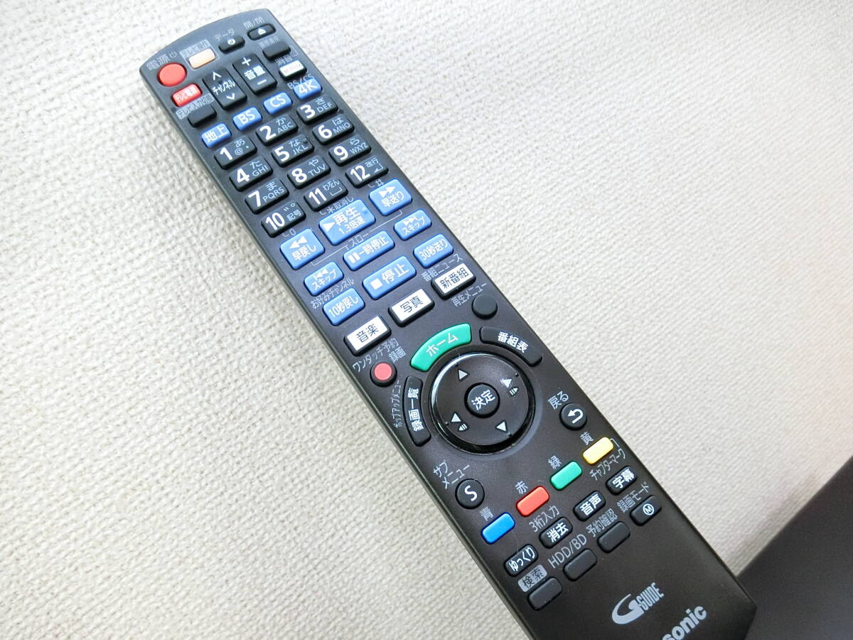 ジャンク品 パナソニック DMR-4W100 ブルーレイレコーダー本体_画像8