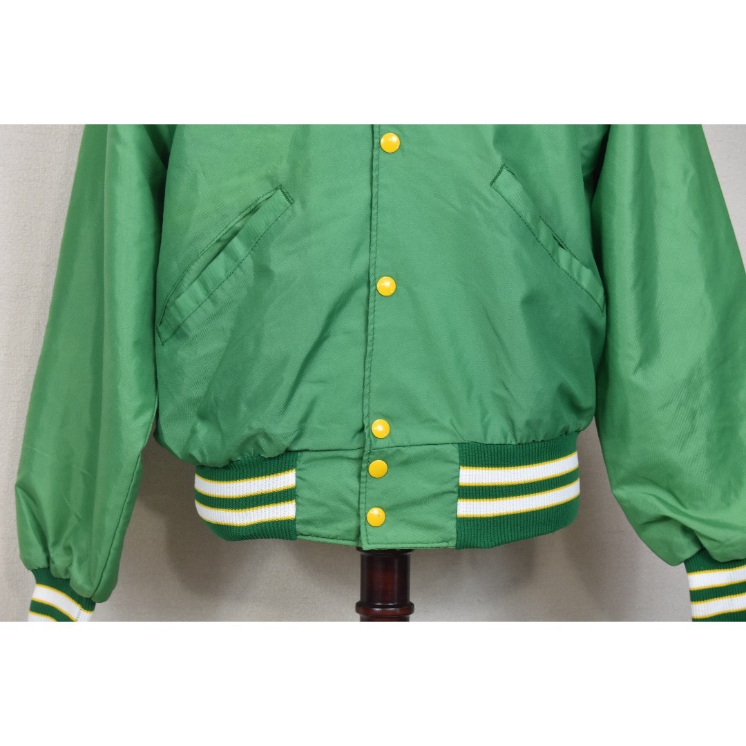 80’ｓDeLONG スタジャン USA製 無地 16910 ビンテージ 90_画像4