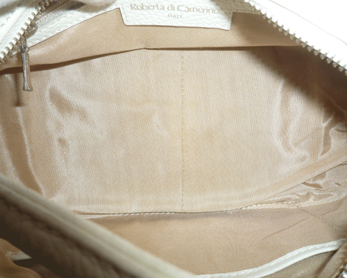  прекрасный товар Roberta di Camerino Roberta di Camerino кожа натуральная кожа белый ручная сумочка женский 