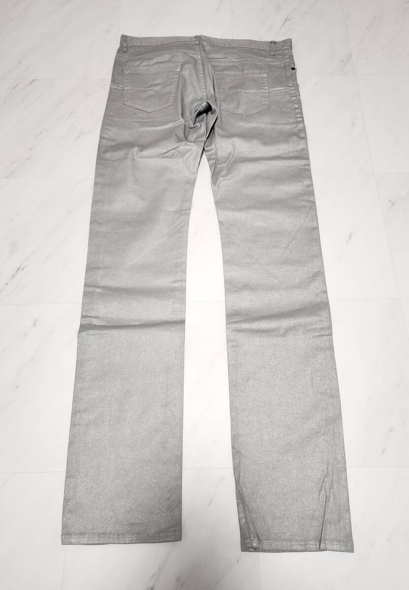 ディオールオム 2006年SS シルバー デニム 31 シルバー / Dior HOMME by Hedi Slimane パンツ グレー エディスリマン 銀 灰色 ジーンズ_画像4