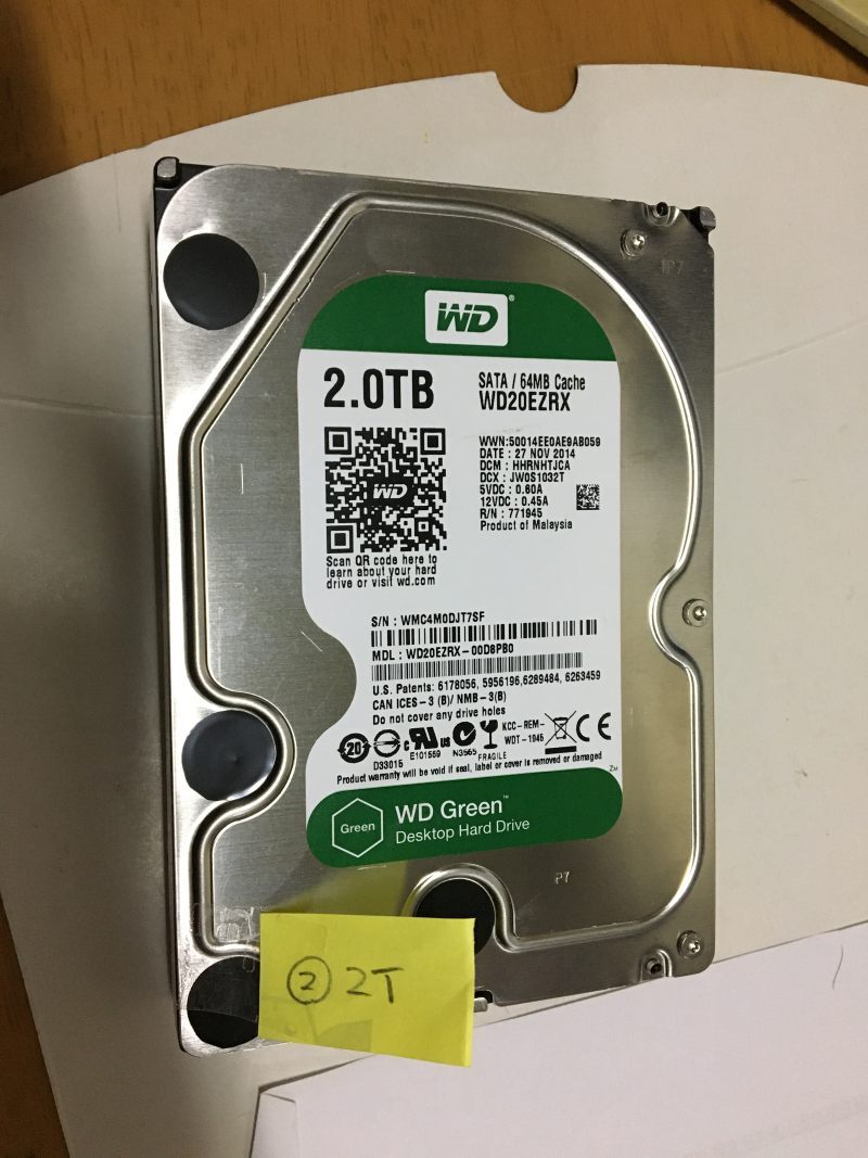 WD20EZRX HDD 2TB 3.5インチ SATA _画像1