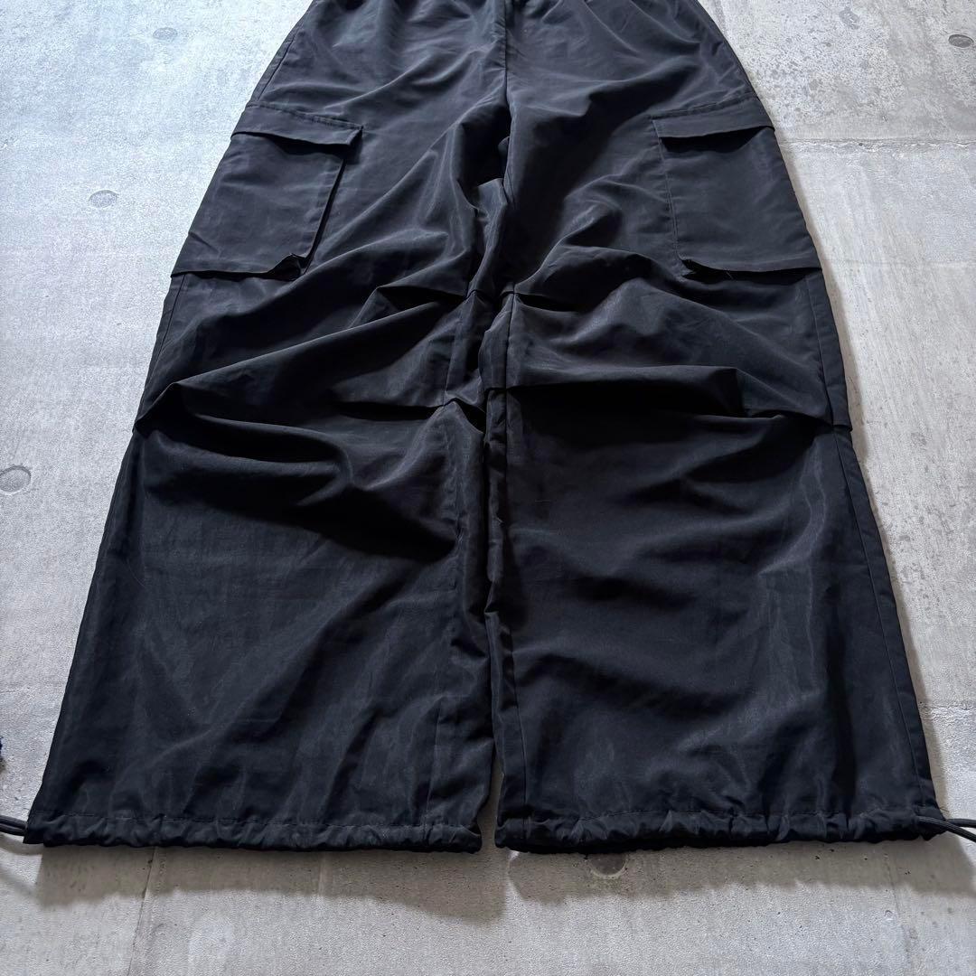 y2k opium wide buggy cargo pants 裾広 光沢_画像7