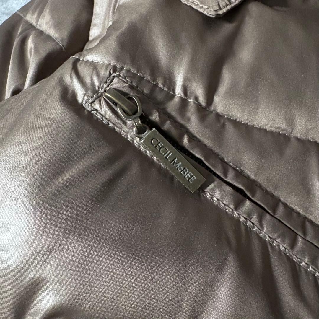 2000's custom far down jacket 2way y2k_画像9