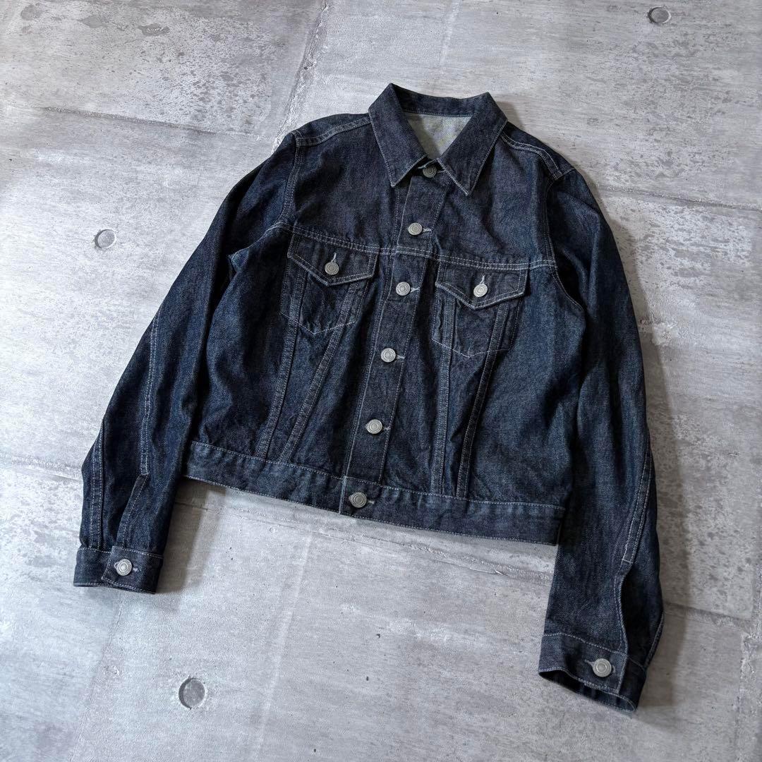 90-00s OLD UNIQLO デニムジャケット y2k グランジ 短丈_画像3