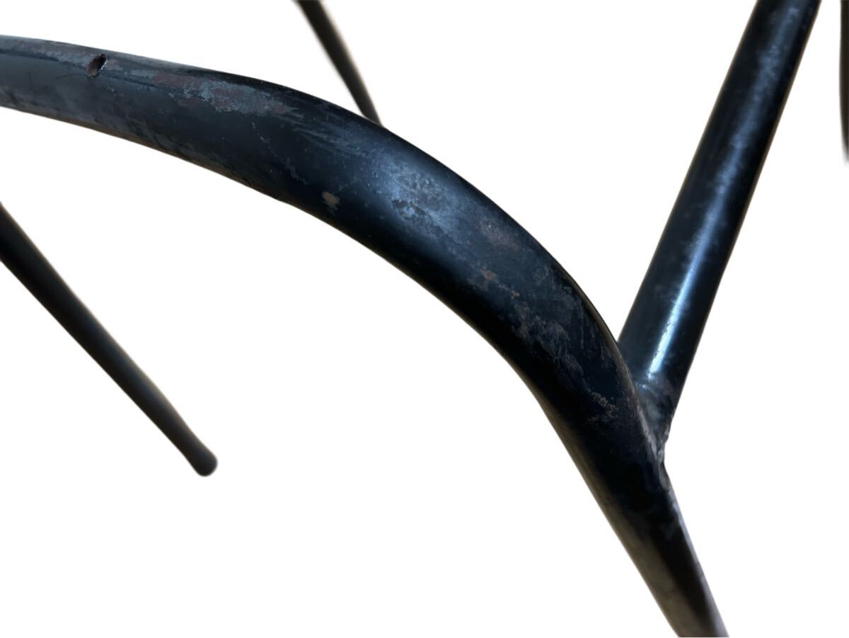 【50s 60s ビンテージ アンティーク アイアンの椅子フレーム 脚 ハンガーラック アメリカ USA 】店舗什器 ディスプレイ シャビー_画像6