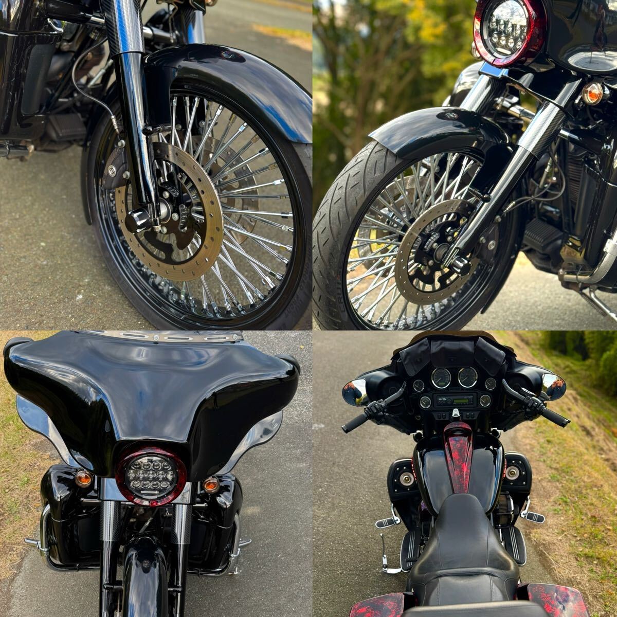 ハーレーダビッドソン　ツーリング　ストリートグライド　バガーカスタム　車検ほぼ2年付　年式平成20年4月　排気量1580cc 6速ミッション_画像7