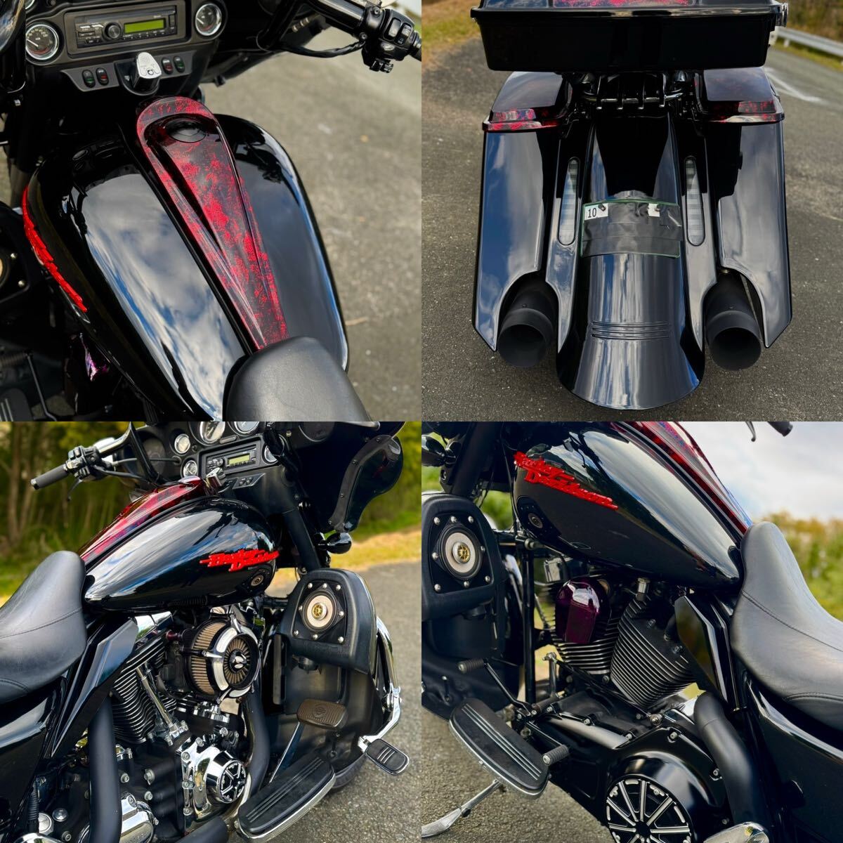 ハーレーダビッドソン　ツーリング　ストリートグライド　バガーカスタム　車検ほぼ2年付　年式平成20年4月　排気量1580cc 6速ミッション_画像8