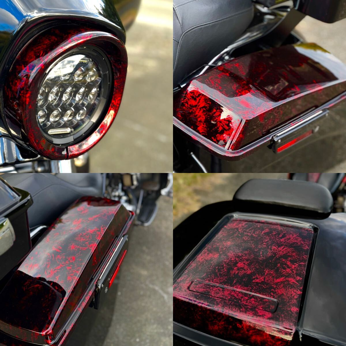 ハーレーダビッドソン　ツーリング　ストリートグライド　バガーカスタム　車検ほぼ2年付　年式平成20年4月　排気量1580cc 6速ミッション_画像9