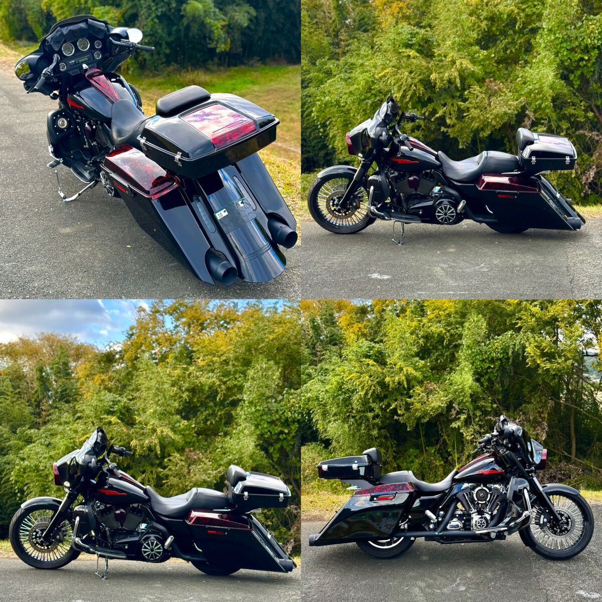 ハーレーダビッドソン　ツーリング　ストリートグライド　バガーカスタム　車検ほぼ2年付　年式平成20年4月　排気量1580cc 6速ミッション_画像10